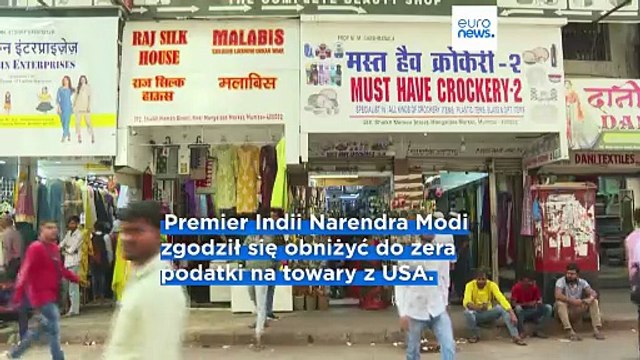 Trump obniży cła na Indie po tym, jak Modi zgodzi się przestać kupować rosyjską ropę