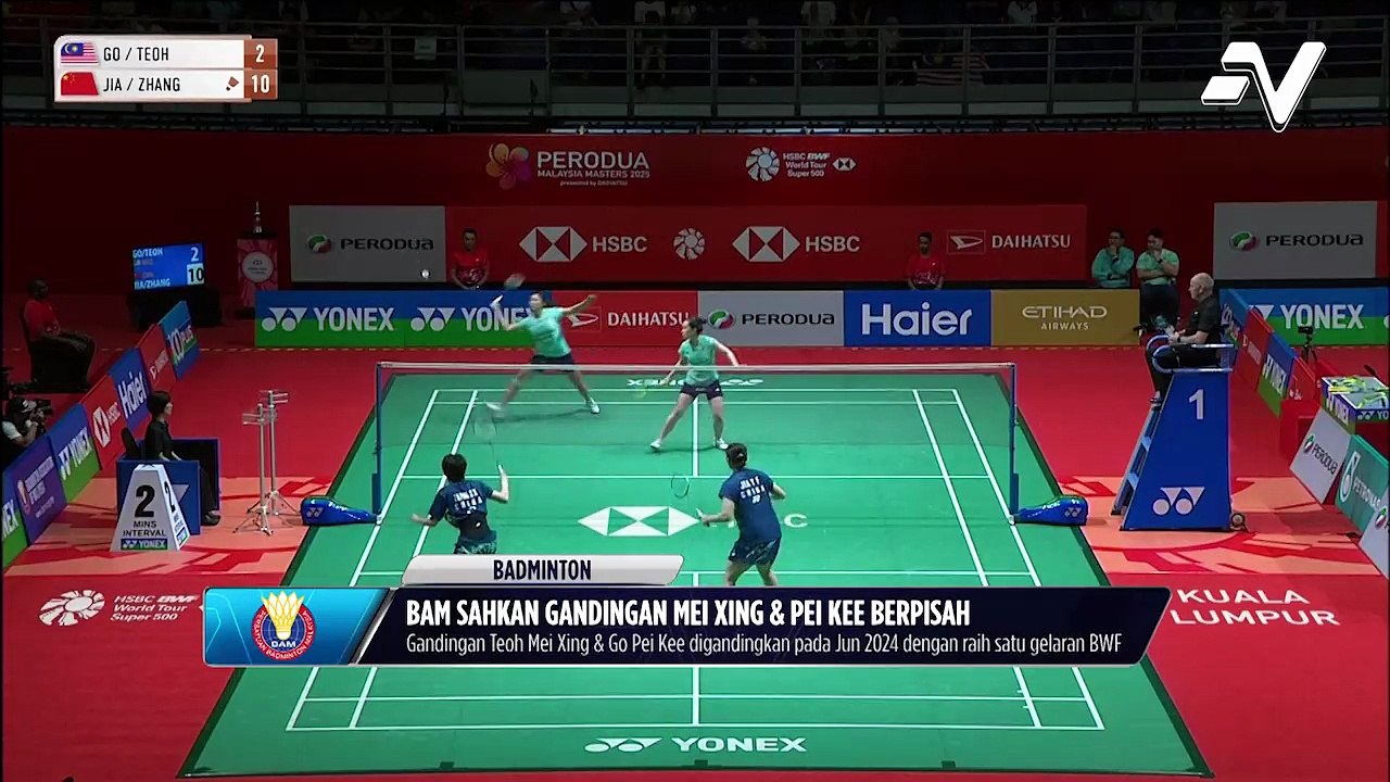 Rexy Mainaky sahkan Teoh Mei Xing dan Go Pei Kee dipisahkan dan akan bergandingan dengan pemain muda