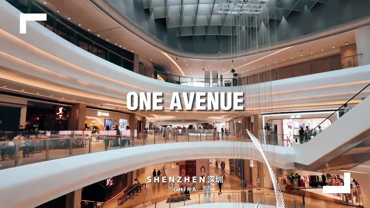 Walking Tour at Shenzhen’s One Avenue Mall with Futuristic City Vibes!
