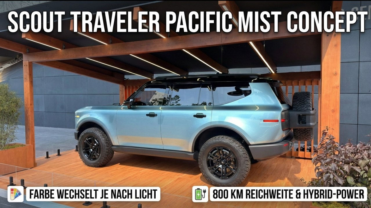 Scout Traveler Concept mit 800 km Reichweite & Hybrid-Power