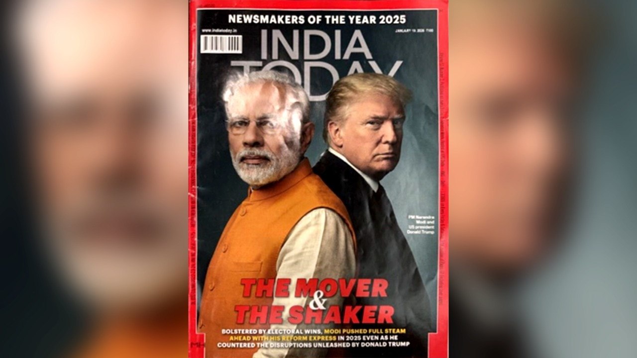 The Mover & The Shaker: How India Today Magazine put together cover shared by Trump