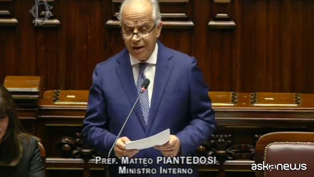 Askatasuna, Piantedosi: A Torino dinamiche squadristiche
