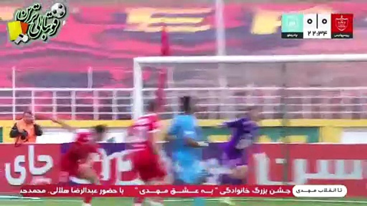 خلاصه بازی پرسپولیس و چادرملو