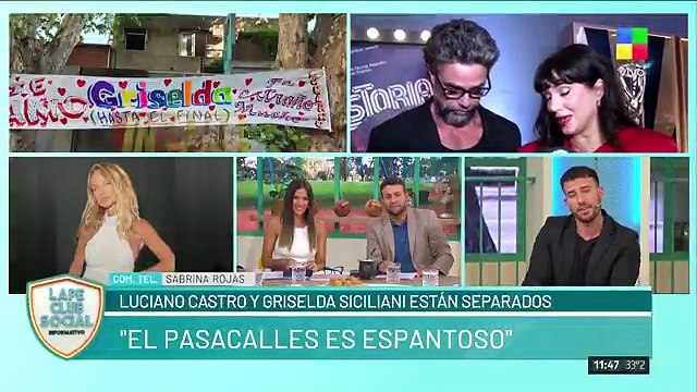 Sabrina Rojas volvió a cuestionar el pasacalle de Luciano Castro a Griselda Siciliani