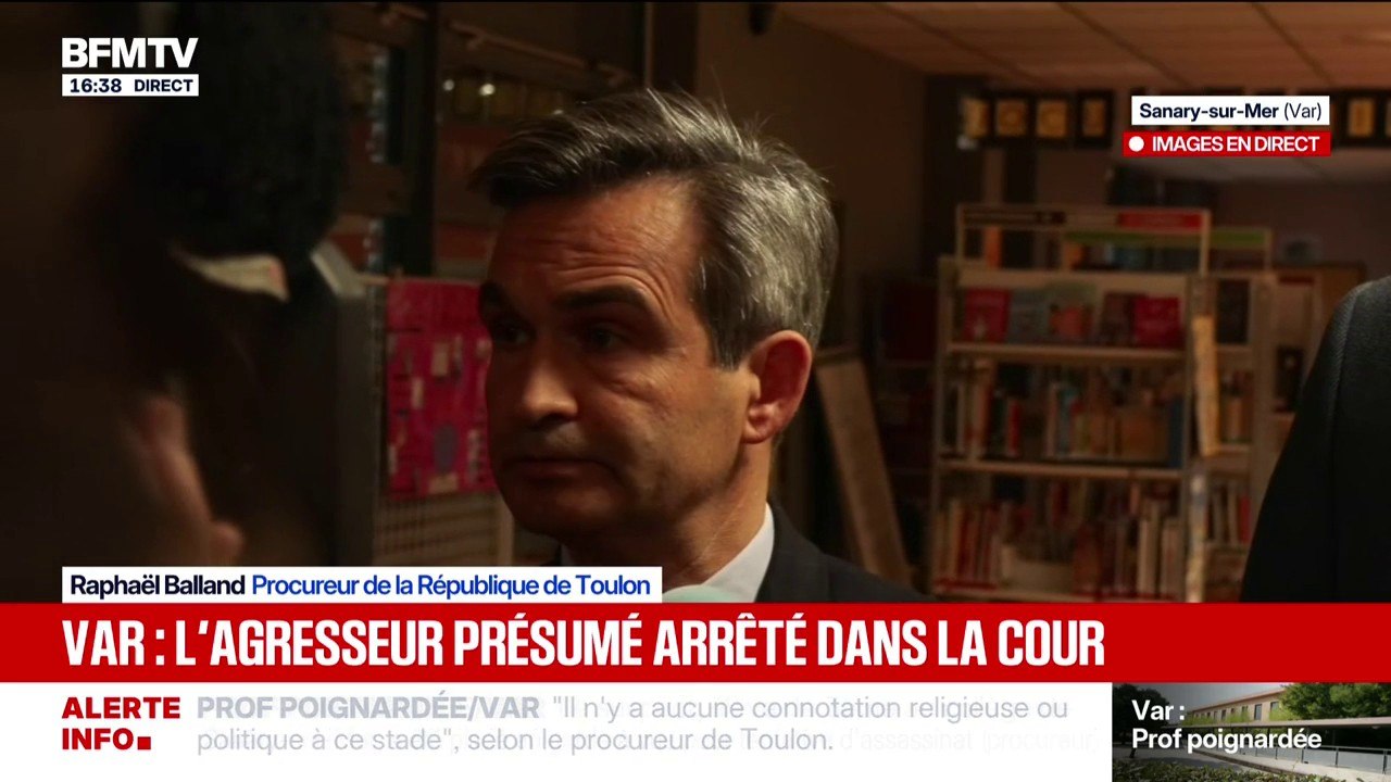 Professeure poignardée à Sanary-sur-Mer: l'élèv...