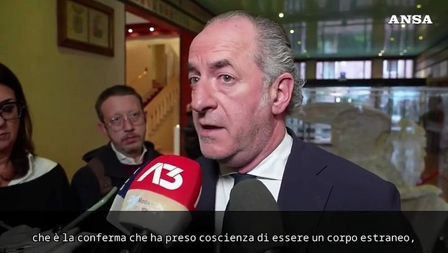Zaia e le dimissioni di Vannacci: Non mi sorprende, ha capito di essere un corpo estraneo
