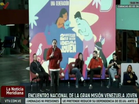 Misión Venezuela Joven celebró 2do. aniversario con un encuentro en Caracas