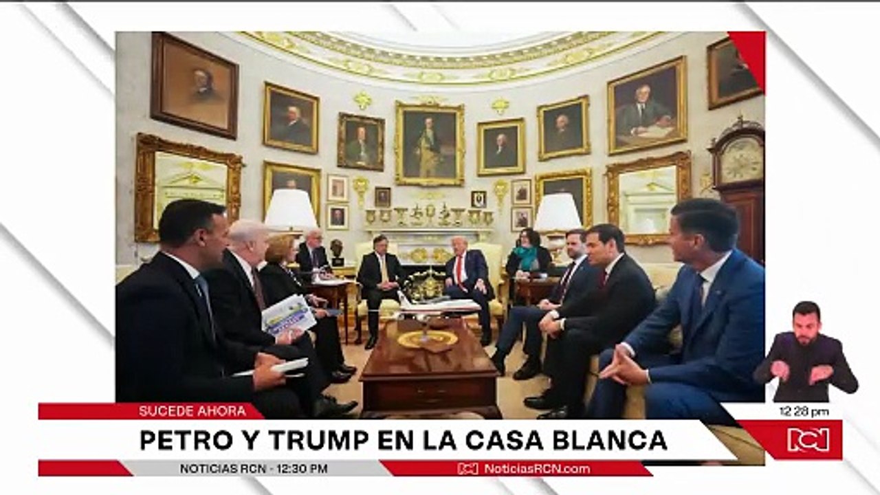 Las primeras imágenes de la reunión entre los presidentes Gustavo Petro ...