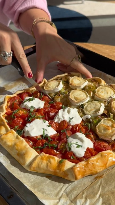 1 signe astro = 1 recette : BALANCES ♎️ Tarte bi-goût 😋