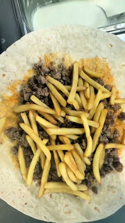 French Tacos Viande Tenders Sauce Algérienne &...