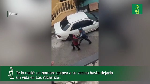 Te lo maté un hombre golpea a su vecino hasta dejarlo sin vida en Los Alcarrizos