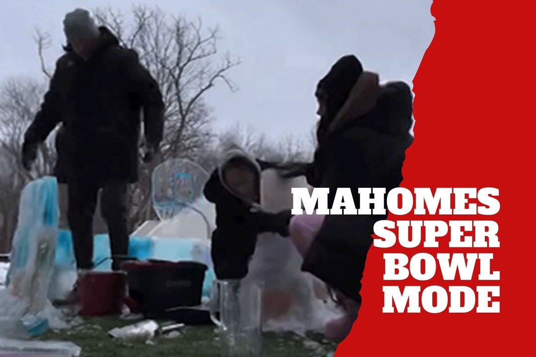 Brittany Mahomes turns Super Bowl week into a family moment with an icy surprise