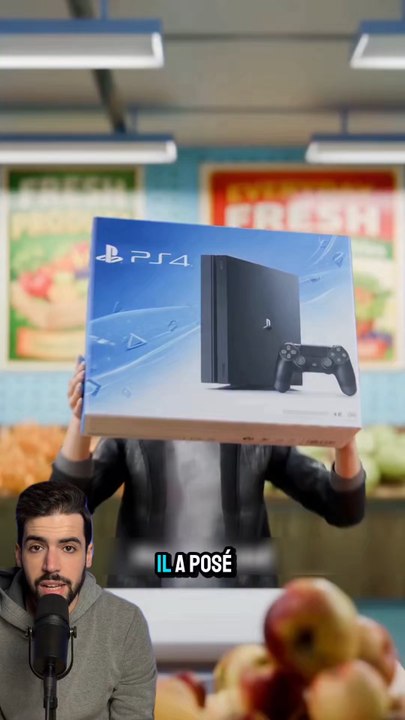 Il a volé une ps4