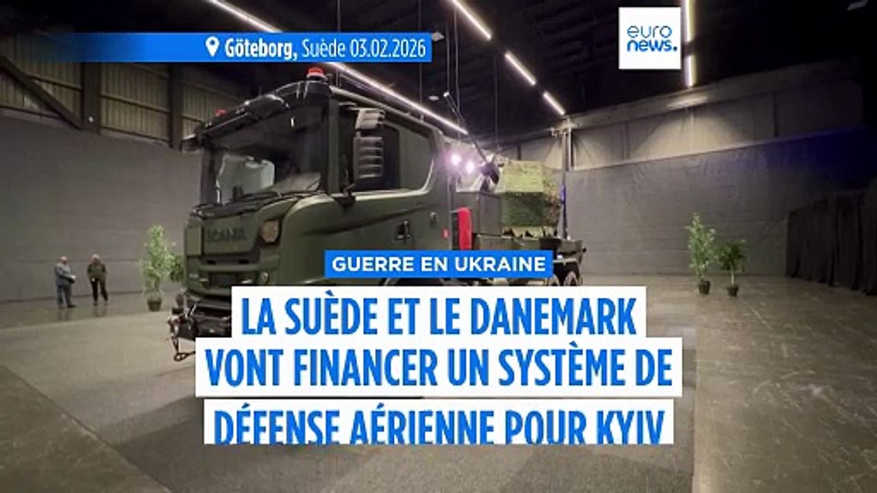 La Suède et le Danemark vont fournir à l'Ukraine un système de défense aérienne d'une valeur de 245 millions d'euros