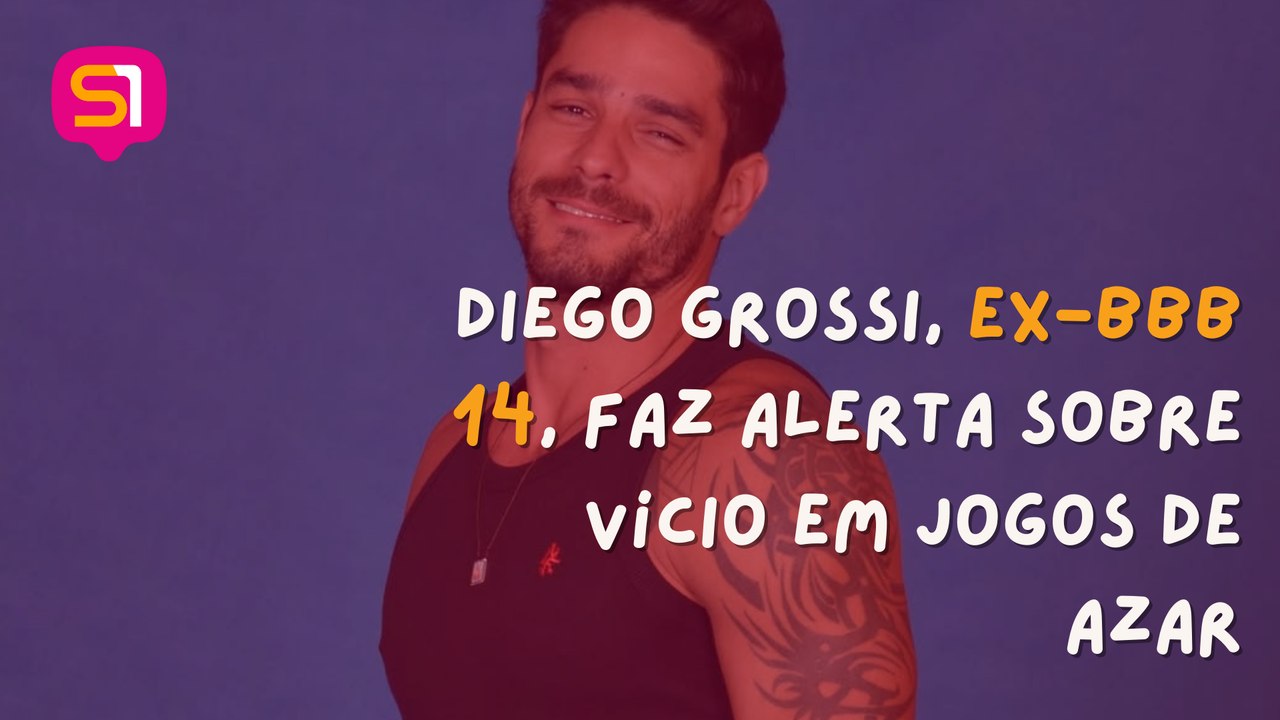 Diego Grossi, ex-BBB 14, faz alerta sobre vício em jogos
