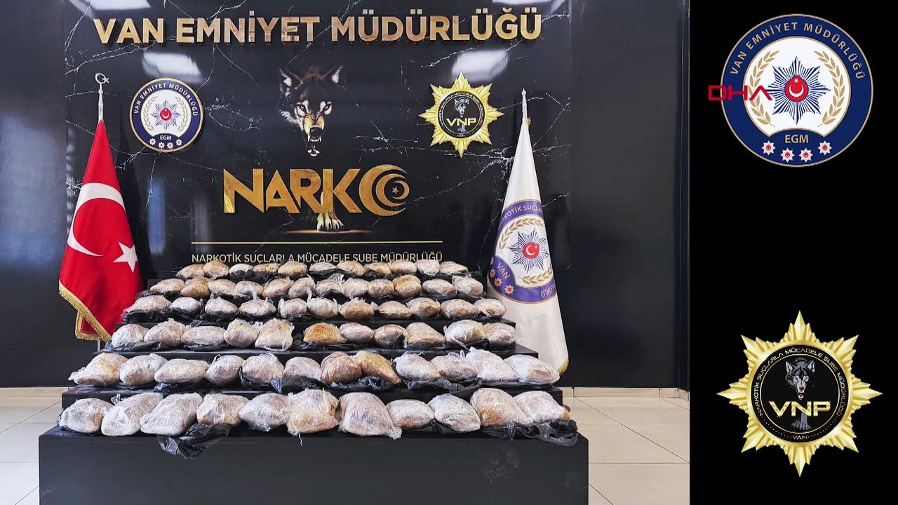 Van’da 1 ayda 177 kilo uyuşturucu ele geçirildi; 17 tutuklama