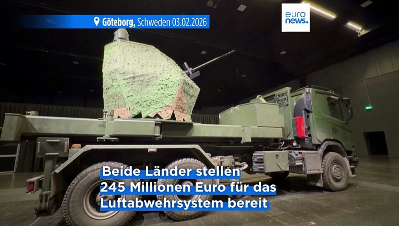 Schweden und Dänemark spenden der Ukraine Luftabwehrsystem für 245 Mio. Euro