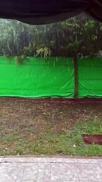 Tras el calor extremo, fuertes tormentas en el AMBA III