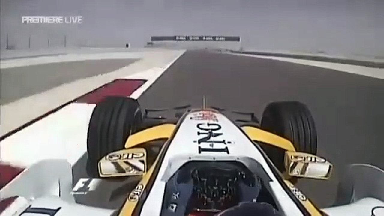 F1 – Nelson Piquet jun. (Renault V8) Onboard – Bahrain 2008