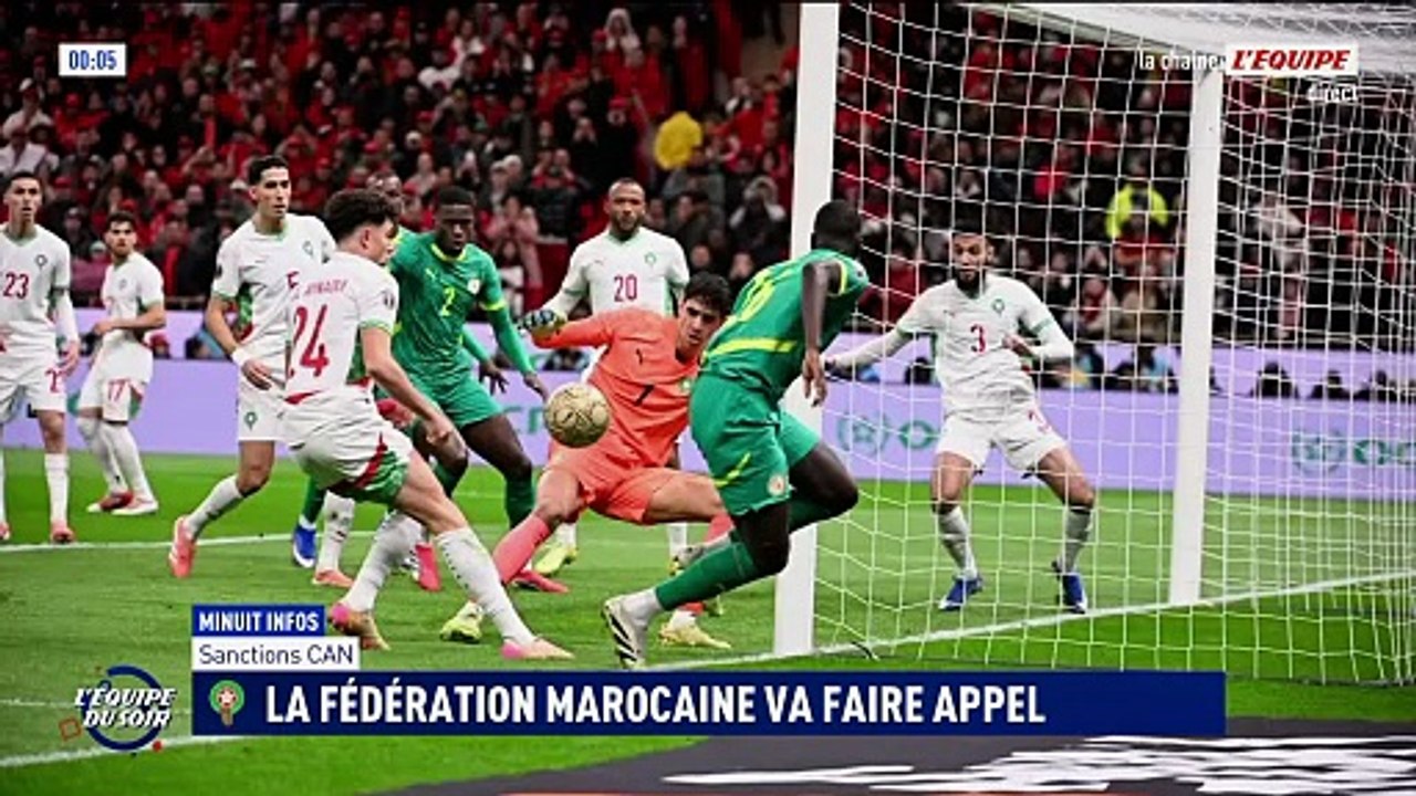 Le Maroc fait appel des sanctions infligées par la CAF après les incidents en finale de la CAN - Foot - CAN