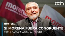Si Morena fuera congruente solicitaría la expulsión de Adán Augusto