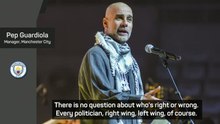 'I must stand up' - Pep Guardiola on discussing issues around the world