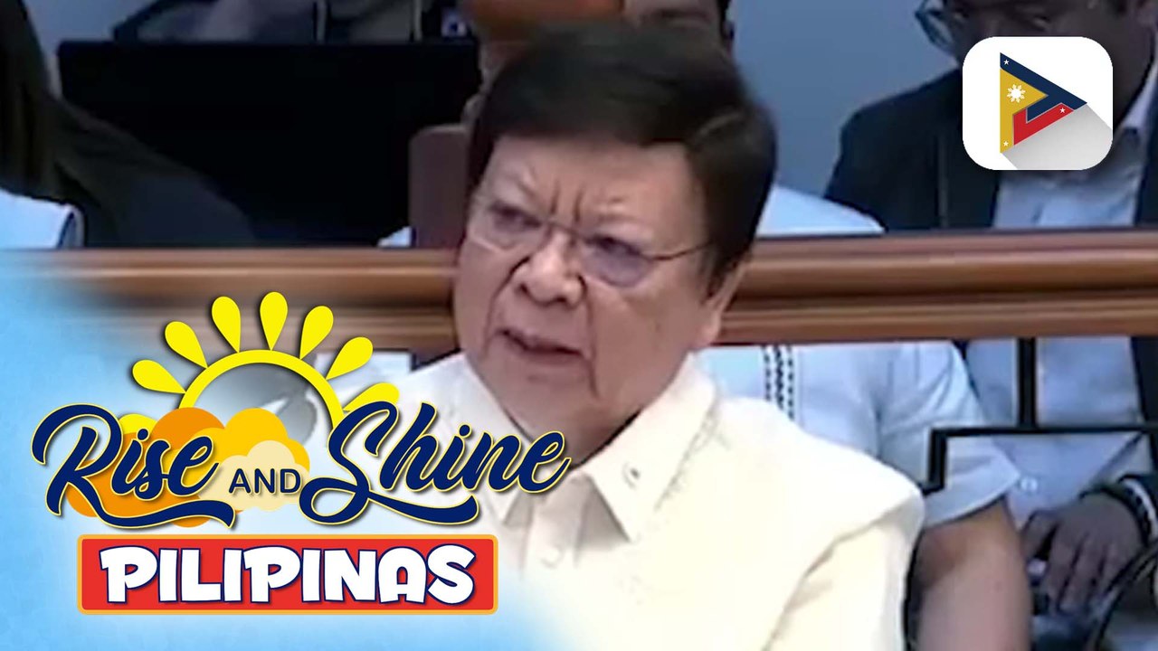 Sen. Kiko Pangilinan at Sen. Rodante Marcoleta, mainit ang sagutan sa Senado hinggil sa nasasakupan ng Pilipinas sa West Philippine Sea; Sen. Juan Miguel Zubiri, sinabing may batas nang naipasa tungkol dito | ulat ni Louisa Erispe