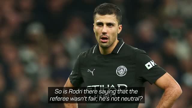 'They don't believe me!' - Guardiola hits back at journalist over Rodri's referee comments