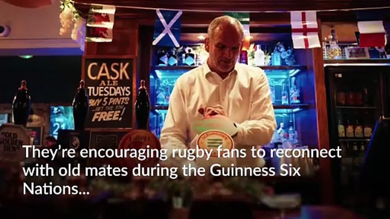 World Cup winning legends Martin Johnson and Jason Robinson reunite to encourage reconnecting with friends