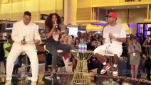 Kelly Rowland and Trey Songz audition singers for new series