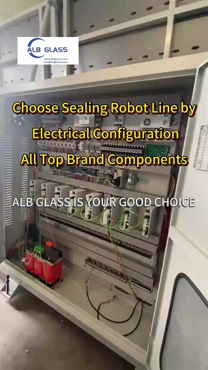 Choose Sealing Robot Line by Electrical Configuration: All Top Brand Components #igu #dgu #factory