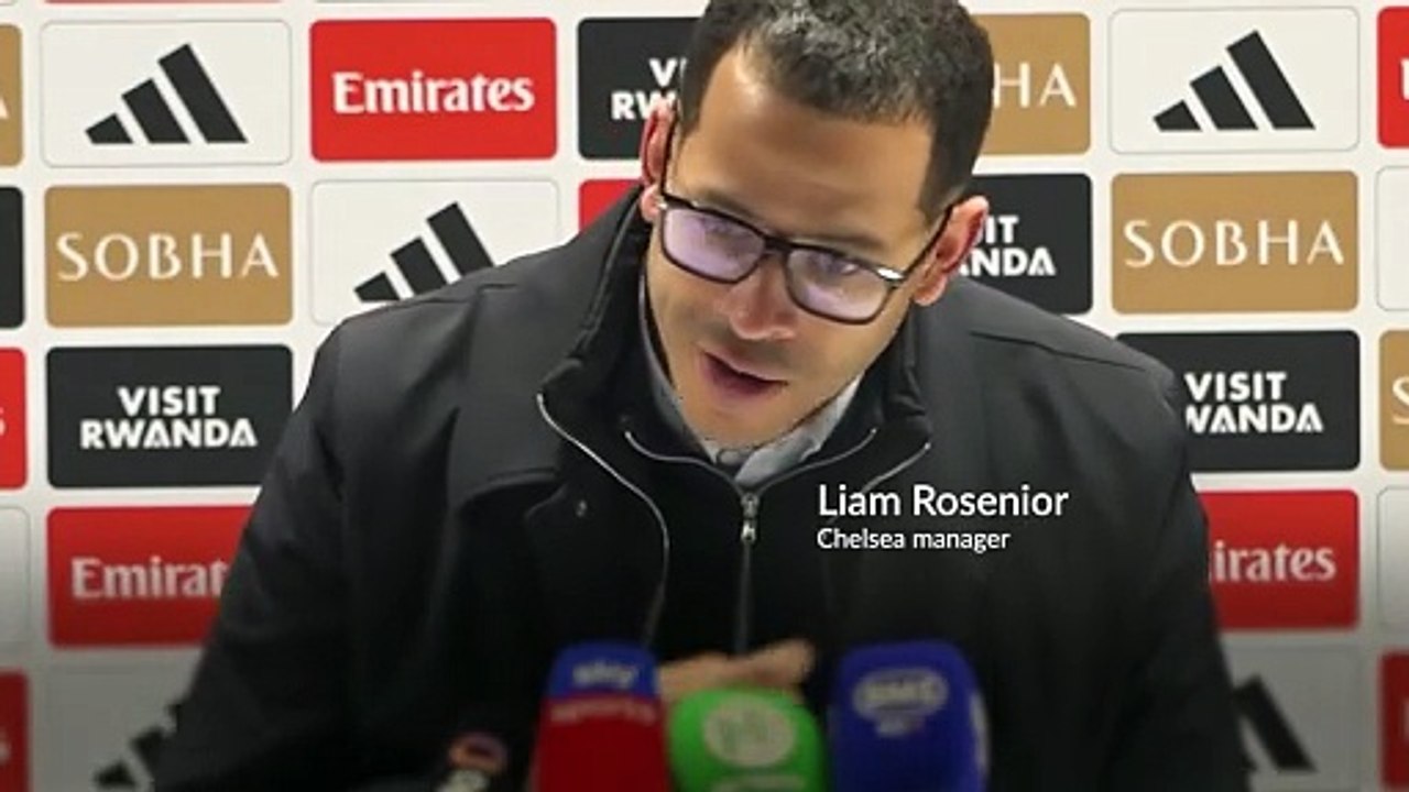Liam Rosenior pleased with Chelsea's effort despite loss to Arsenal