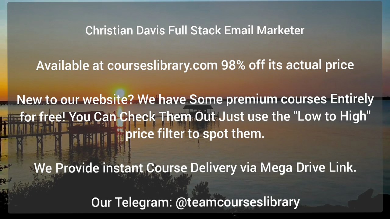 Christian Davis Full Stack Email Marketer