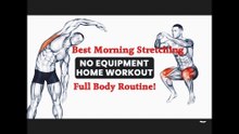 Best Morning Stretching & No Equipment Gym Workout at Home.