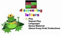 I made the Krazy Krok Discovering Letters 2021 DVD menu.