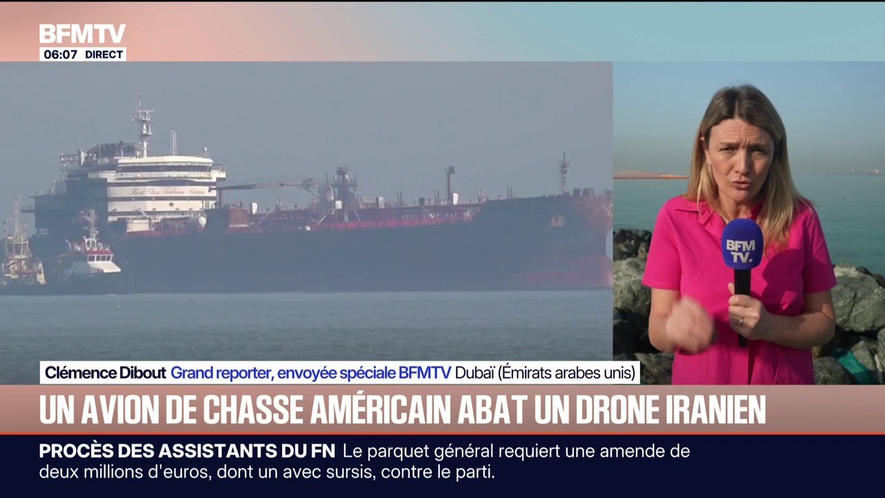 Un avion de chasse américain abat un drone iranien qui s'était approché d'un porte-avions américain dans la mer d'Arabie