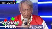 Ka Dondoy, emosyonal nang ikumpara ang henerasyon noon at ngayon | It’s Showtime | Laro Laro Pick