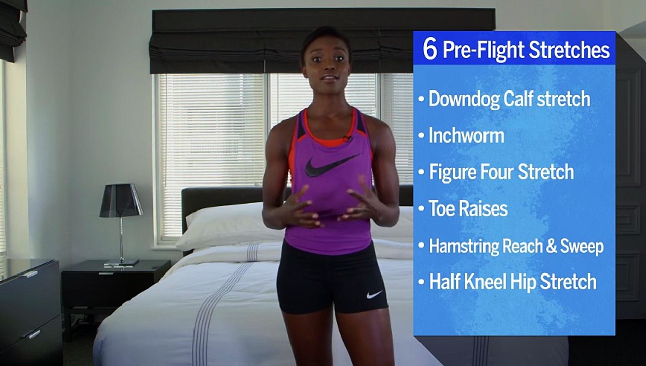 Travel Exercises: 6 Pre-Flight Stretches to Do in Your Hotel Room to Help Prevent Blood Clots
