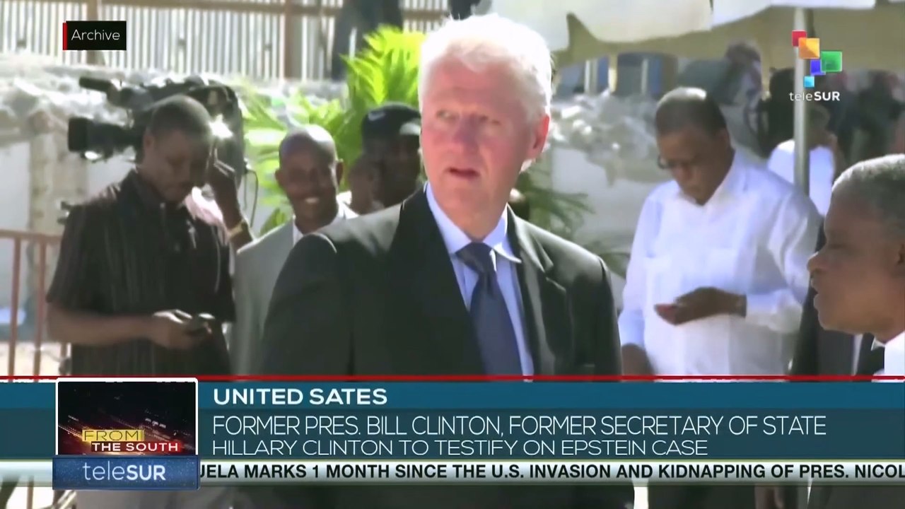 United States: Former Pres. Bill Clinton, former Secretary of State Hillary Clinton to testify on Epstein case