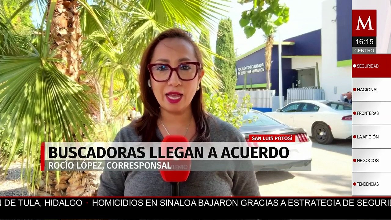 Madres buscadoras paralizan vialidades en San L...