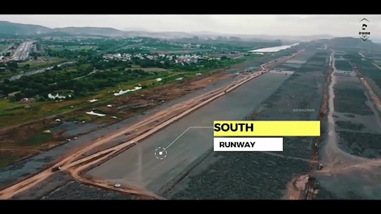 Navi Mumbai International Airport Progress I Navi Mumbai Airport Drone View_part1_2