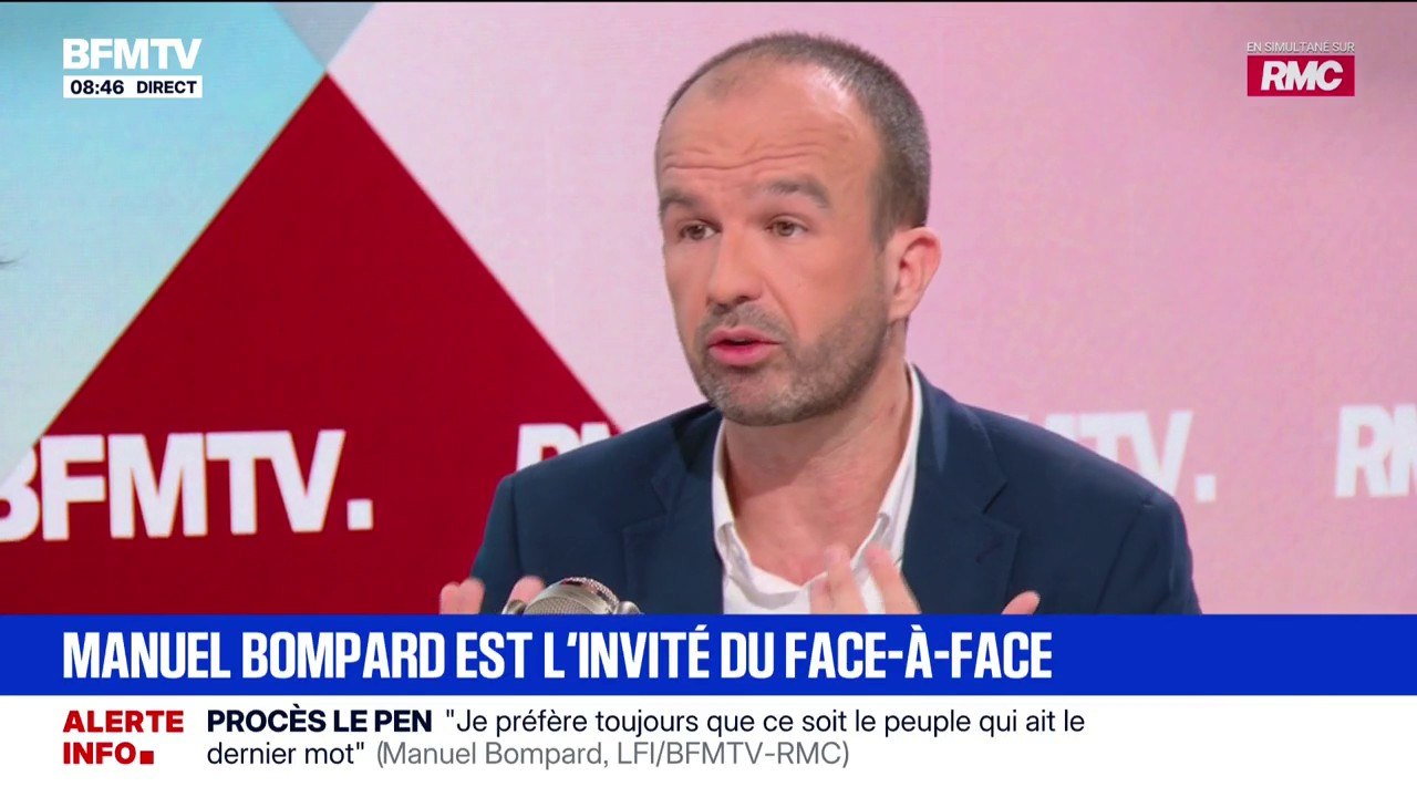 Sécurité: "À chaque fois que vous mettez quatre caméras, vous pouvez mettre un effectif humain, je préfère mettre un effectif humain", assure Manuel Bombard (LFI)