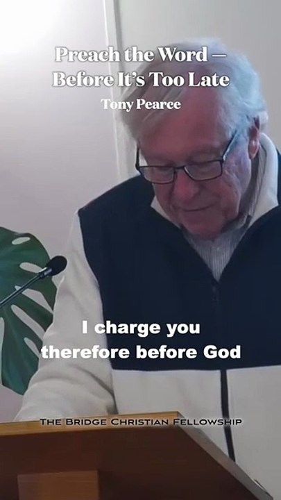 Preach the Word before it's too late