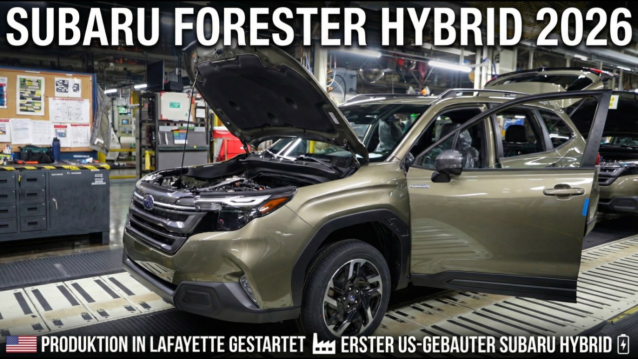 Forester Hybrid 2026: Produktion in Lafayette gestartet