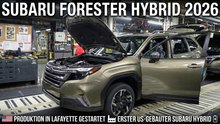 Forester Hybrid 2026: Produktion in Lafayette gestartet