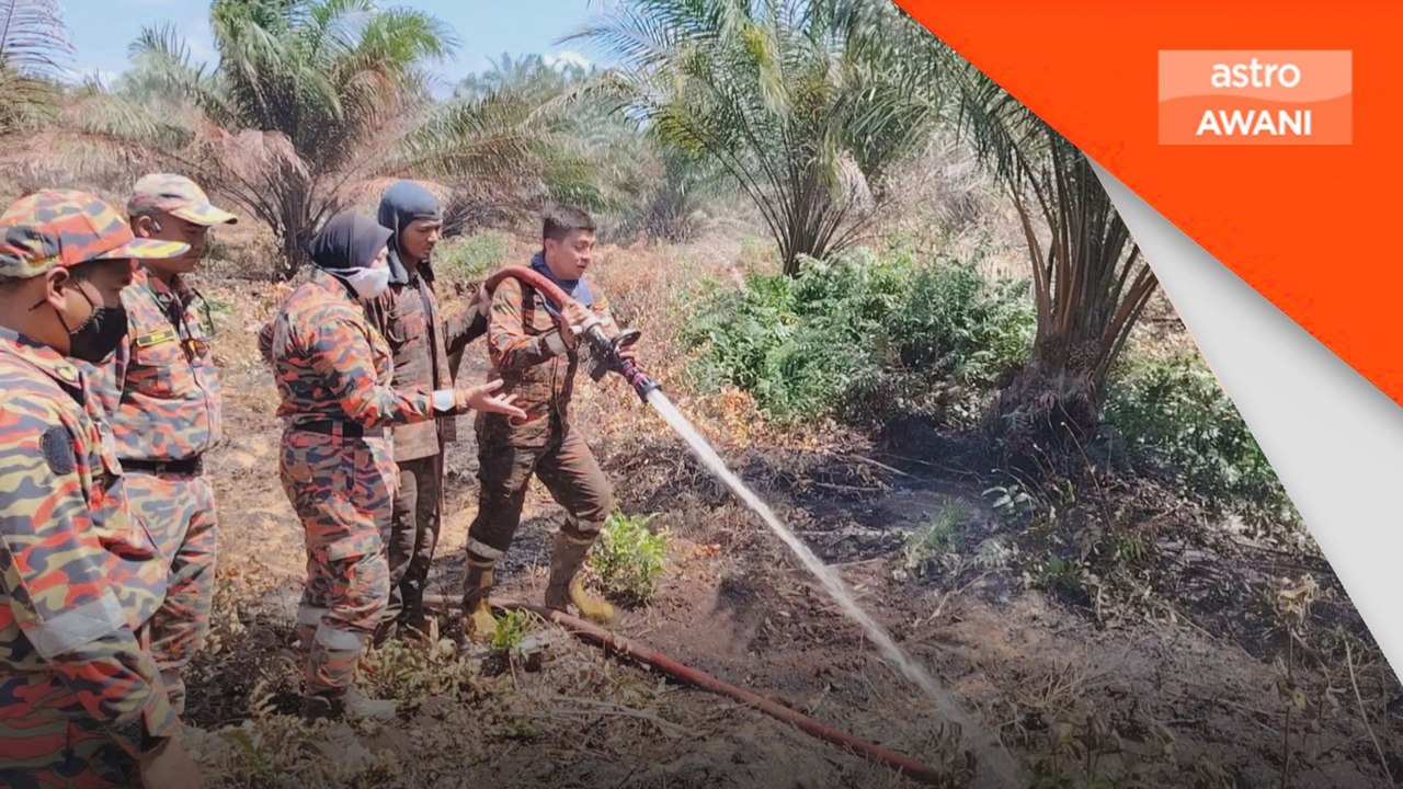 Berlaku letupan ketika operasi pemadaman kebakaran tanah gambut di Muar