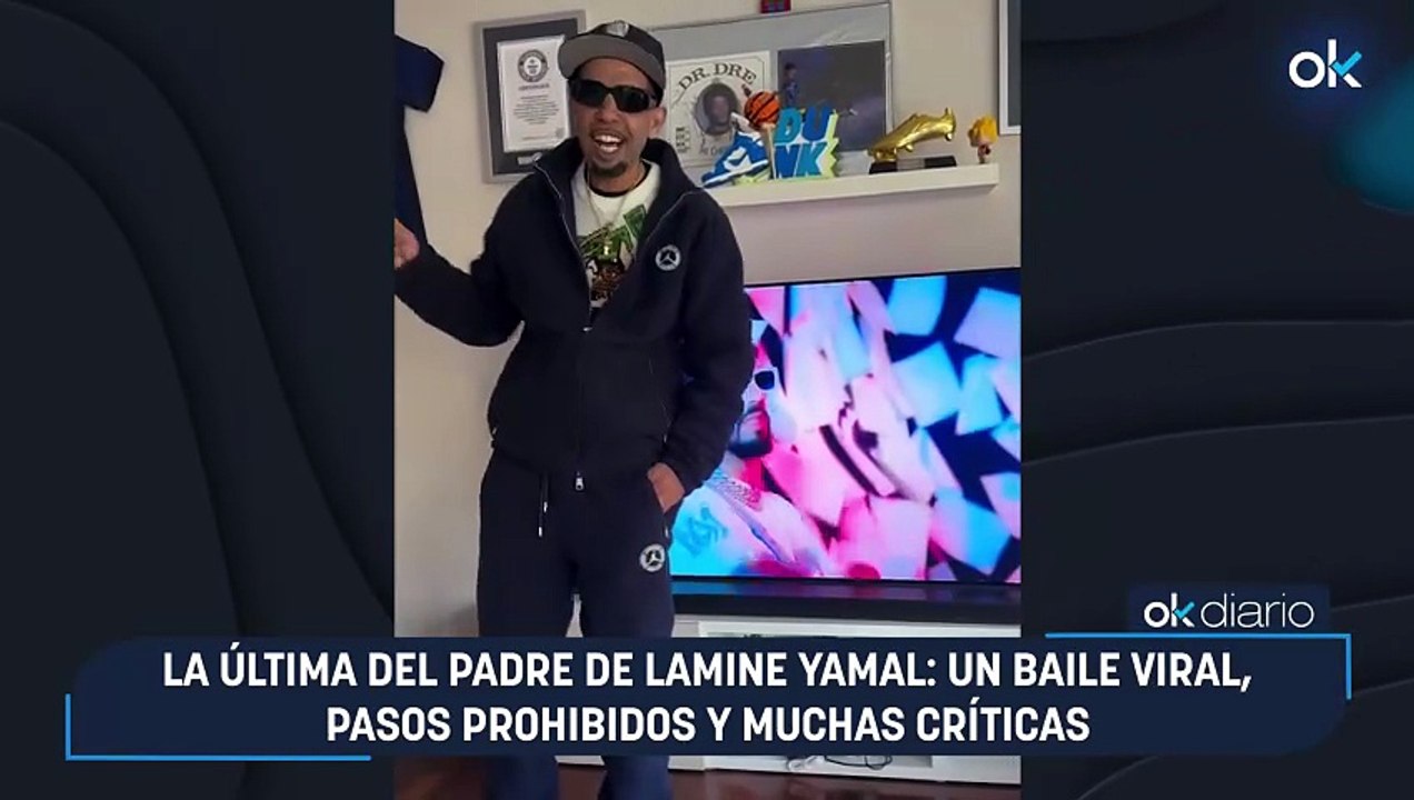 La última del padre de Lamine Yamal: un baile v...