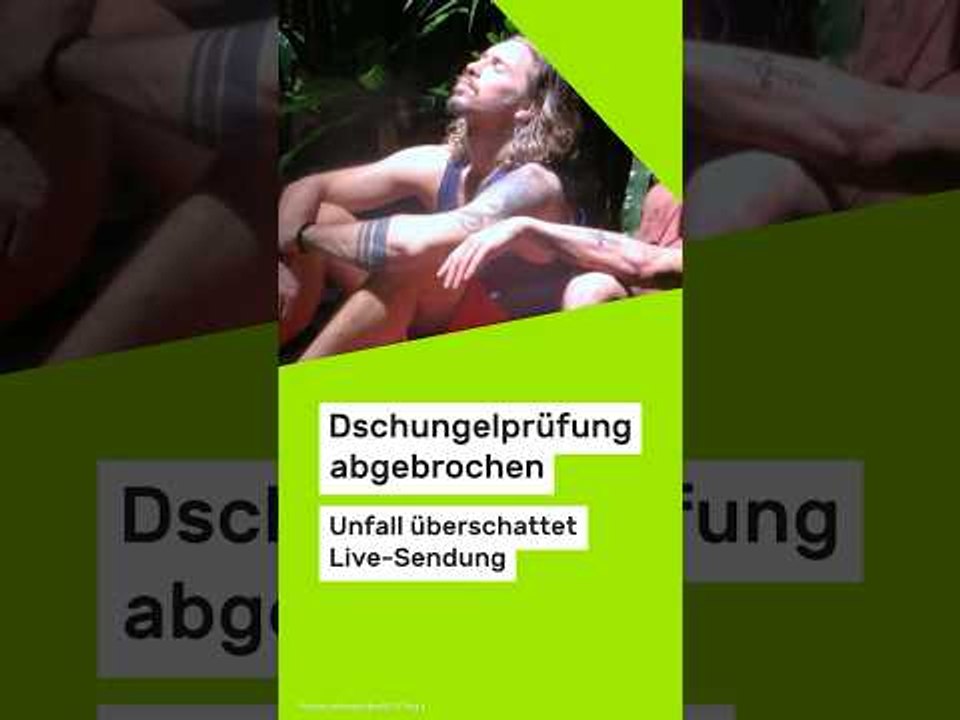 Dschungelcamp 2026 bei RTL: Dschungelprüfung abgebrochen - Unfall überschattet Live-Sendung