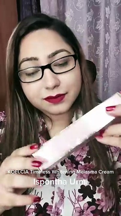 ✨ Koelcia Timeless Melasma Control Whitening Protection Cream – 40ML ✨ ত্বকের ডার্ক স্পট, মেলাজমা ও নিস্তেজভাব দূর করে উজ্জ্বল ও স্বাস্থ্যকর স্কিন পেতে চাইলে— এই ক্রিম হতে পারে আপনার ডেইলি স্কিনকেয়ারের পারফেক্ট সল্যুশন 💖 🌿 Ispontha Urmi