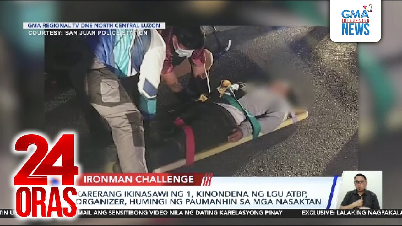 Karerang ikinasawi ng 1, kinondena ng LGU atbp, organizer, humingi ng paumanhin sa mga nasaktan | 24 Oras
